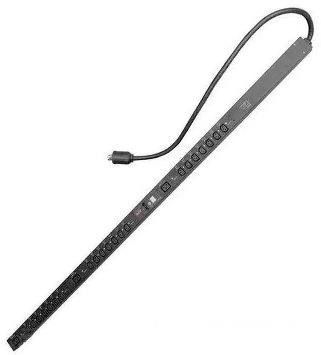 Alt view image 4 of 6 - APC AP7961 Rack PDU Switched ZeroU 5.7kW 208V 3PH L21-20 Out 3xC19 21xC13