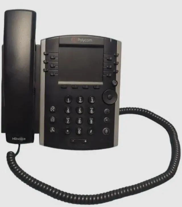Main image of Polycom VVX 410 VOIP PoE Gigabit HD Phone 2201-46186-001 Lot of 5