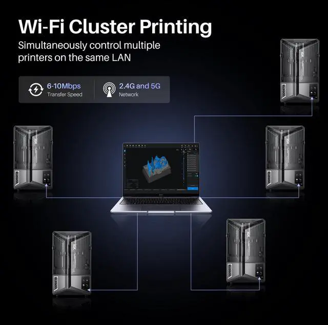 Alt view image 7 of 7 - ELEGOO SATURN 4 ULTRA 16K RESIN 3D PRINTER
