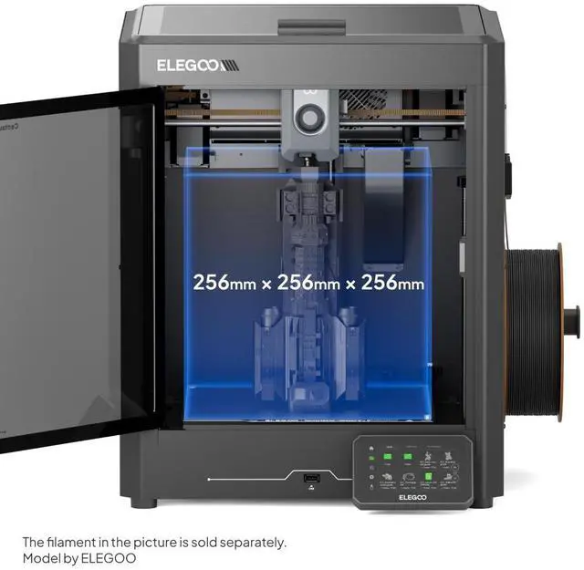 Alt view image 5 of 5 - ELEGOO Centauri Carbon FDM 3D PRINTER 256x256x256mm Printing Size