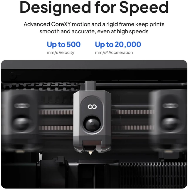 Alt view image 4 of 7 - ELEGOO Centauri 2 Combo 3D Printer, Beginner-Friendly Multicolor Printing 500mm/s High-Speed CoreXY Printer, 4-Color Printing, Auto Leveling, 350°C Nozzle