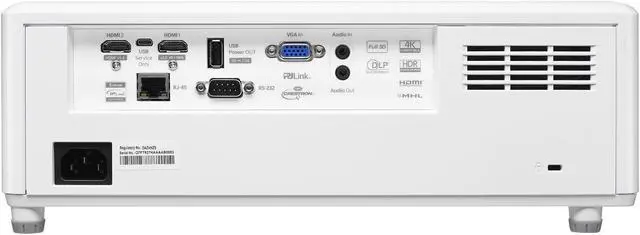 Alt view image 19 of 20 - Optoma ZH403 4K High Lumens Brightness Projector