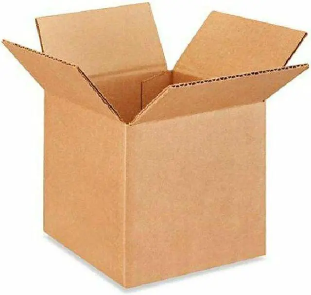 Main image of supplyhut 50 6x6x6 Cardboard Paper Boxes Mailing Packing Shipping Box Corrugated, Brown