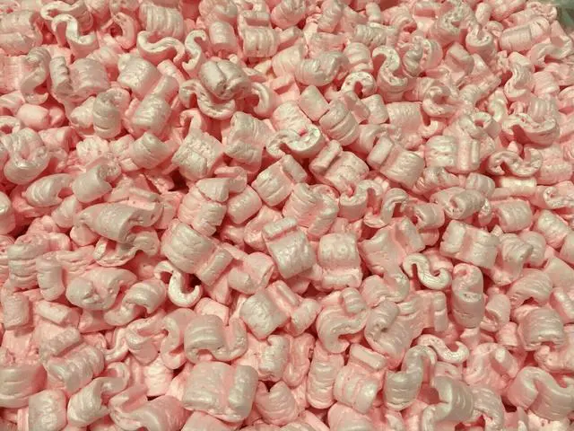 Main image of Supplyhut Packing Peanuts Shipping Anti Static Loose Fill 60 Gallons 8 Cubic Feet Pink