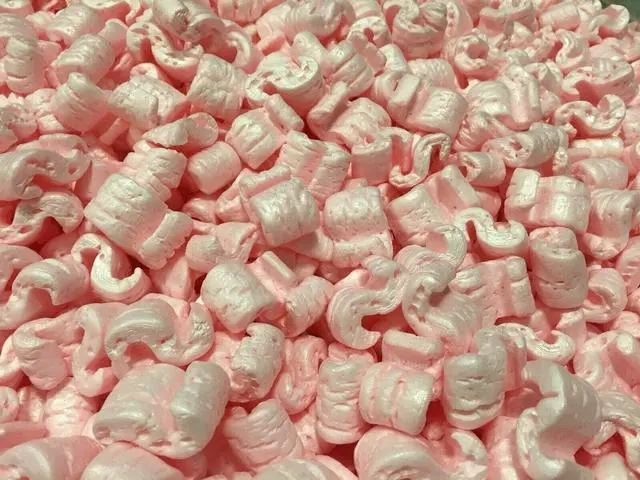 Alt view image 2 of 2 - Supplyhut Packing Peanuts Shipping Anti Static Loose Fill 60 Gallons 8 Cubic Feet Pink