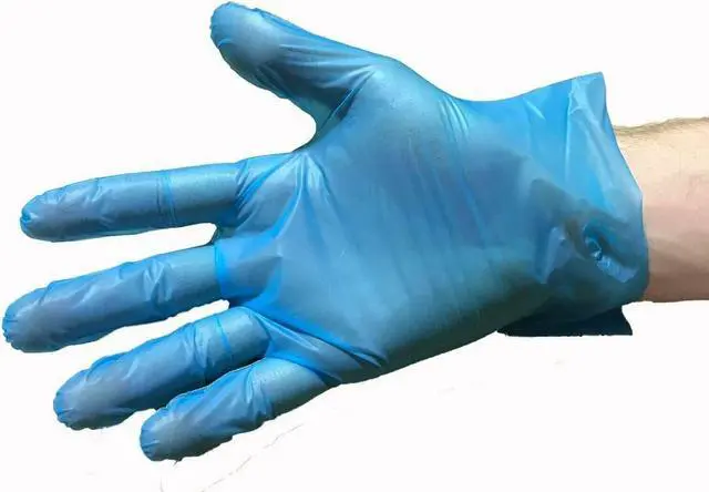 Alt view image 3 of 3 - 100 Powder Free Gloves Vinal Foodservice Grade (Non Latex Nitrile Exam) Medium