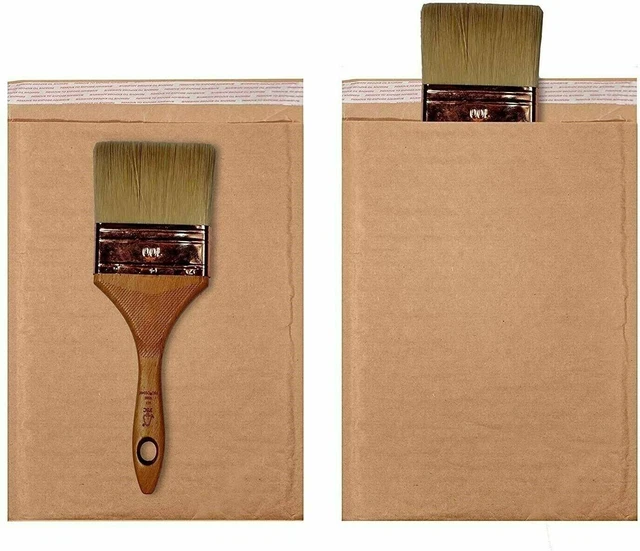 Main image of 250 #0 6.5x10 Kraft Natural Paper Padded Bubble Envelopes Mailers Case 6.5"x10"