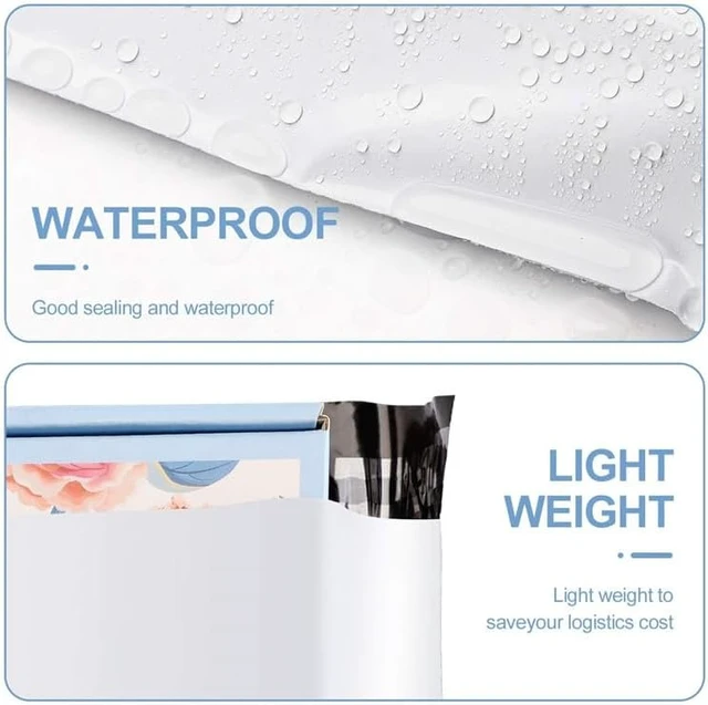 Alt view image 3 of 5 - 1000 9x12 Poly Mailers Envelopes Self Seal Shipping Bags 2.0 Mil 9" x 12"