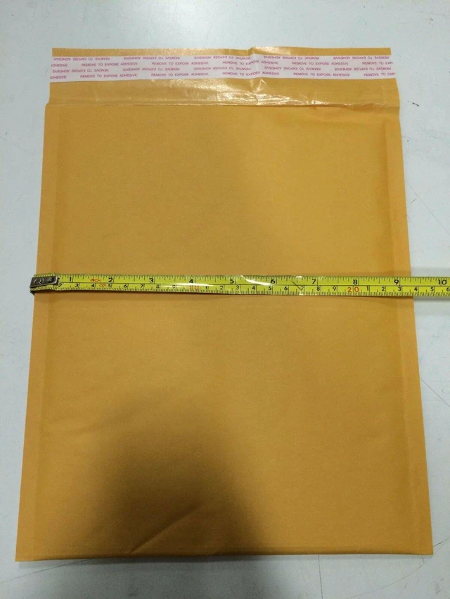 Alt view image 3 of 3 - 100 #2 8.5x12 Kraft Bubble Padded Envelopes Mailers Shipping Case 8.5"x12"