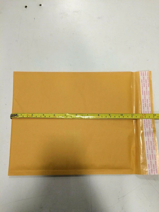 Alt view image 2 of 3 - 100 #2 8.5x12 Kraft Bubble Padded Envelopes Mailers Shipping Case 8.5"x12"
