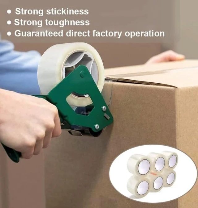 Alt view image 3 of 5 - 72 Rolls Shipping Packaging Box Packing Sealing Tape 1.6 mil 2" x 55 Yard 165FT