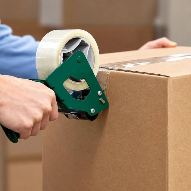 Alt view image 4 of 5 - 6 Rolls Shipping Packaging Box Packing Sealing Tape 2 mil 3" x 55 Yard 330FT