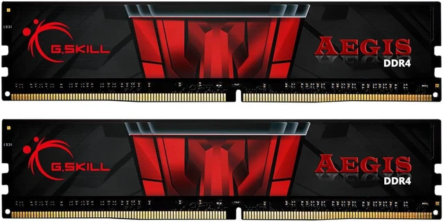 Alt view image 3 of 10 - g.skill f4-3200c16d-16gis aegis ddr4 16gb pc 3200 cl16 kit (2x8gb)