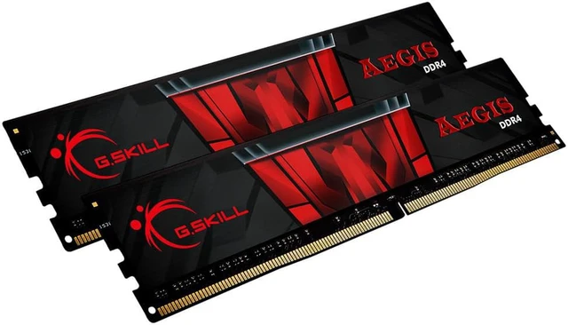 Alt view image 4 of 10 - g.skill f4-3200c16d-16gis aegis ddr4 16gb pc 3200 cl16 kit (2x8gb)
