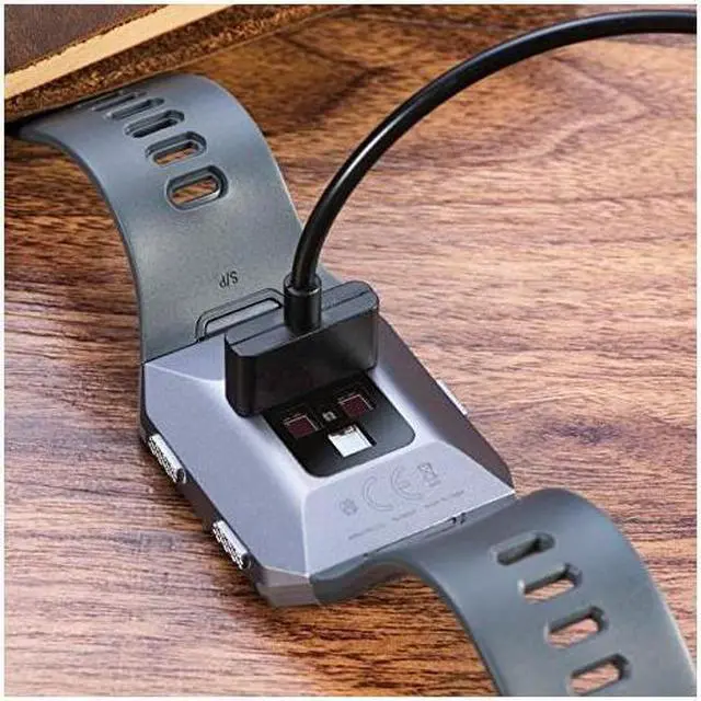 Alt view image 6 of 7 - BONAEVER Fitbit Ionic Charging Cable 2 Pack Replacement USB Charger Charging Cable Adapter Compatible Fitbit Ionic Smartwatch - 3 feet Standurdy Fitbit Ionic Power Charging Cord