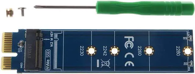 Main image of Full Speed PCIE To M2 Adapter NVMe SSD M2 PCIE X1 Raiser PCI-E PCI Express M Key Connector Supports 2230 2242 2260 2280 M.2 SSD