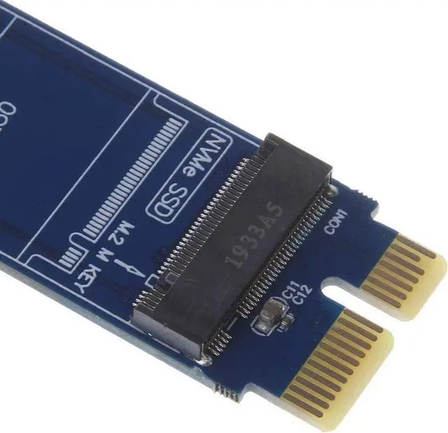 Alt view image 5 of 6 - Full Speed PCIE To M2 Adapter NVMe SSD M2 PCIE X1 Raiser PCI-E PCI Express M Key Connector Supports 2230 2242 2260 2280 M.2 SSD