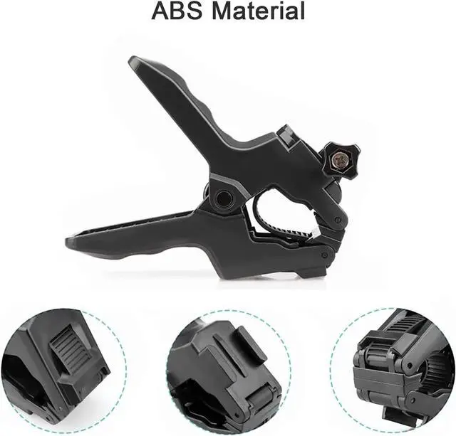 Alt view image 5 of 7 - Jaws Flex Clamp Mount with Adjustable Gooseneck 19-Section Compatible with Go Pro Hero 11,10. 9, 8, 7, 6, 5, 4, Session, 3+, 3, 2, 1, Max, Fusion, DJI Osmo Action Cameras