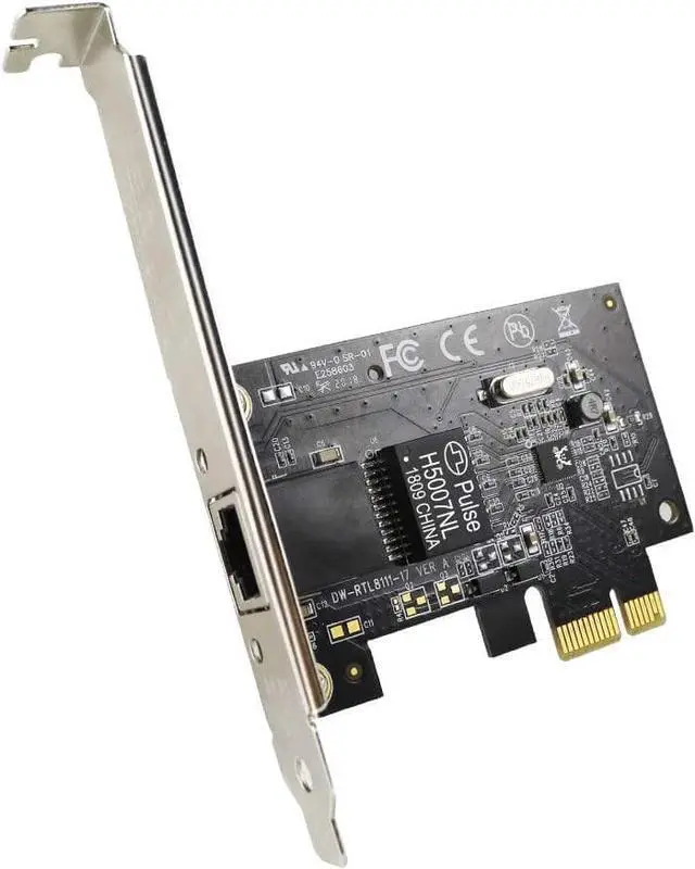 Alt view image 6 of 7 - Gigabit Ethernet PCI Express PCI-E Network Card 10/100/1000Mbps RJ45 LAN Adapter Converter for Desktop PC