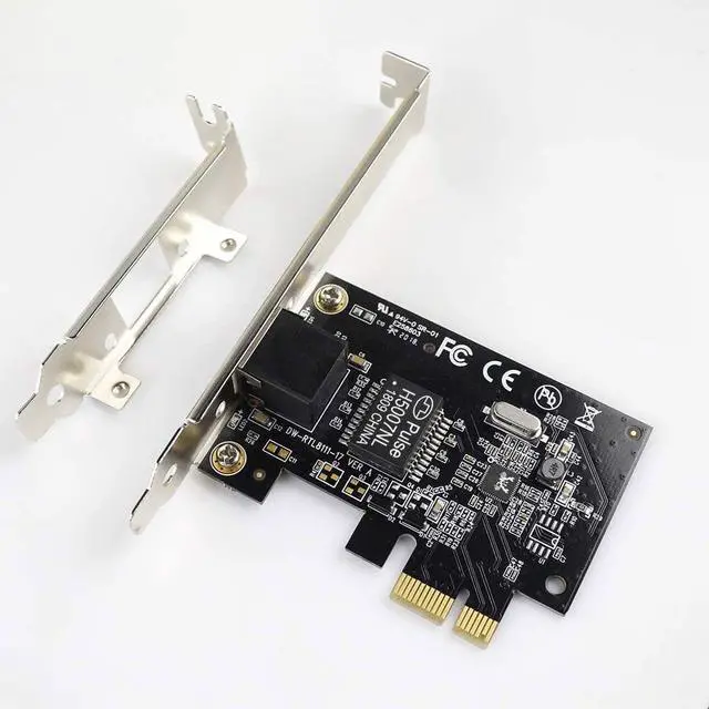 Alt view image 5 of 7 - Gigabit Ethernet PCI Express PCI-E Network Card 10/100/1000Mbps RJ45 LAN Adapter Converter for Desktop PC