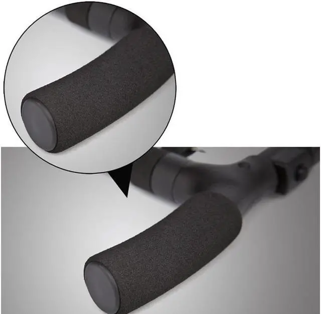 Alt view image 3 of 7 - Folding Cane with Led Light, Adjustable Canes and Walking Sticks for Men and Women, Walking Cane Stick for Elderly with Cushion T Handle and Pivoting Quad Base for Hiking Mountain Climbing Backpacker