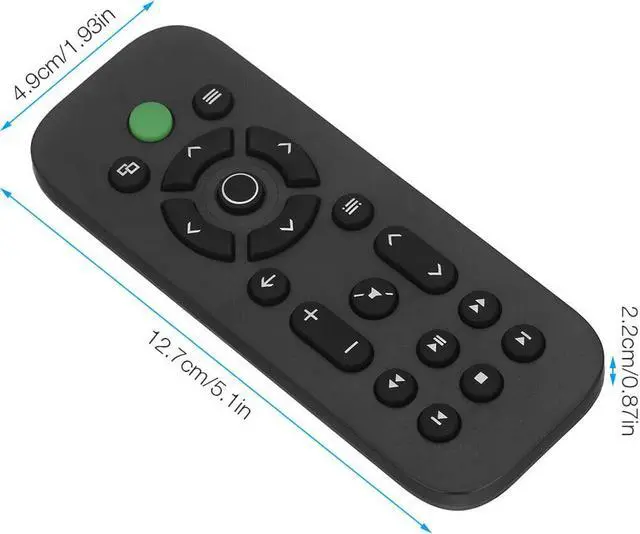 Alt view image 2 of 6 - Wireless Media Remote Control Controller Game Accessories For Xbox One Console
