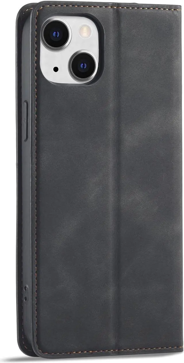 Alt view image 3 of 7 - Case for iPhone 14 Pro 6.1 inch Premium PU Leather Cover with Card Holder Kickstand Shockproof Flip Wallet Cover