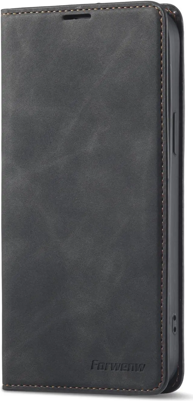 Alt view image 2 of 7 - Case for iPhone 14 Pro 6.1 inch Premium PU Leather Cover with Card Holder Kickstand Shockproof Flip Wallet Cover