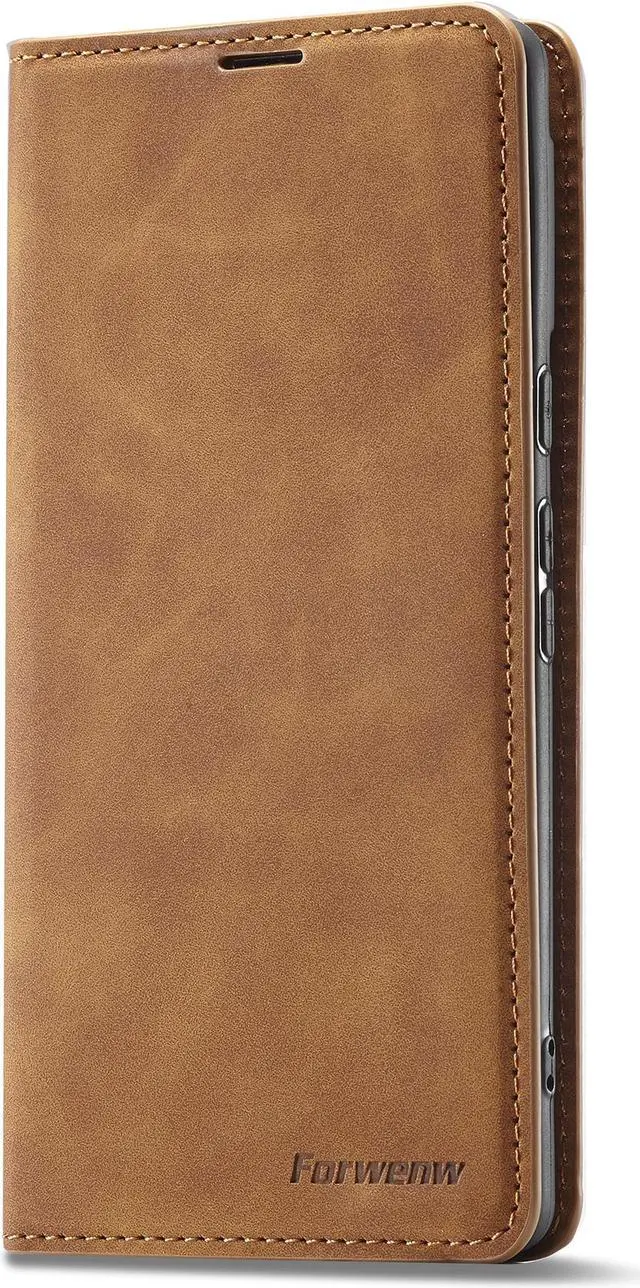 Alt view image 3 of 7 - Case for Google Pixel 6 Pro 5G 6.71 inch Premium PU Leather Cover with Card Holder Kickstand Shockproof Flip Wallet Cover Brown