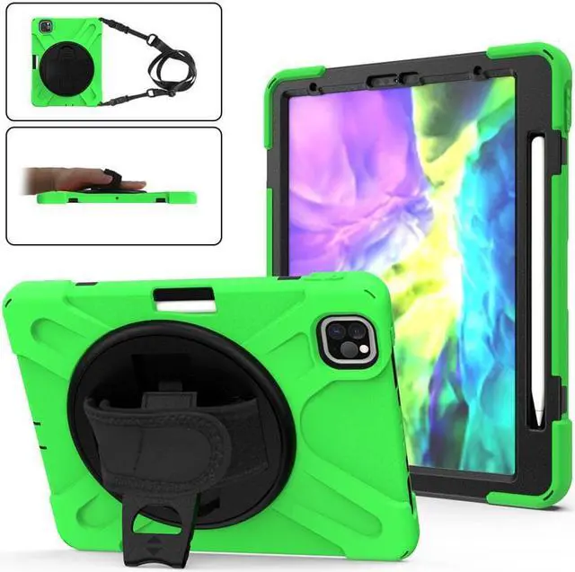 Main image of Case For iPad Pro 11 inch 2022 2021 2020 2018 and iPad Air 5 Air 4 10.9 inch 2022 2020 with Pencil Holder, Protective Cover with Kickstand Shoulder Strap