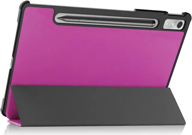 Alt view image 5 of 7 - Case for Lenovo Tab P11 Pro 11.2 inch Gen 2 2022 / Lenovo Xiaoxin Pad Pro 2022 11.2 inch , Tri fold Slim Lightweight Hard Shell Smart Protective Cover with Multi-Angle Stand, Universal Stylus Pen