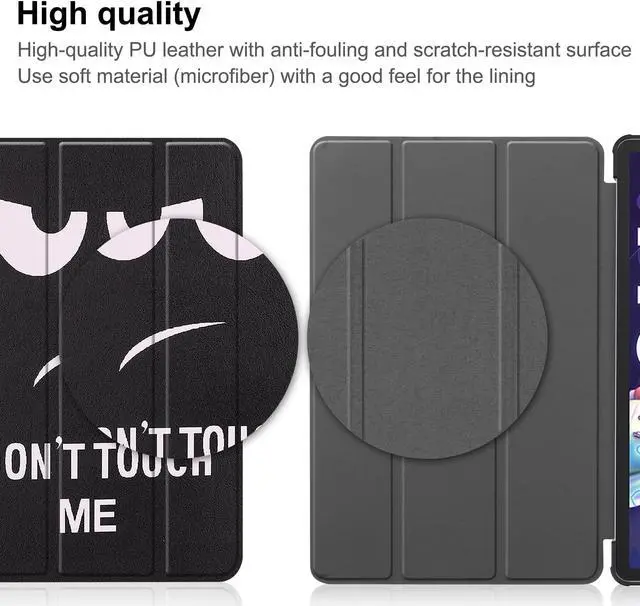 Alt view image 7 of 7 - Case for Lenovo Tab P11 Pro 11.2 inch Gen 2 2022 / Lenovo Xiaoxin Pad Pro 2022 11.2 inch , Tri fold Slim Lightweight Hard Shell Smart Protective Cover with Multi-Angle Stand, Universal Stylus Pen