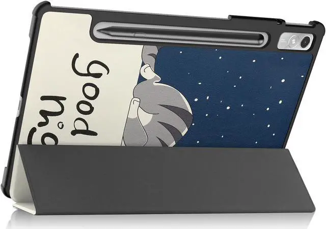 Alt view image 5 of 7 - Case for Lenovo Tab P11 Pro 11.2 inch Gen 2 2022 / Lenovo Xiaoxin Pad Pro 2022 11.2 inch , Tri fold Slim Lightweight Hard Shell Smart Protective Cover with Multi-Angle Stand, Universal Stylus Pen