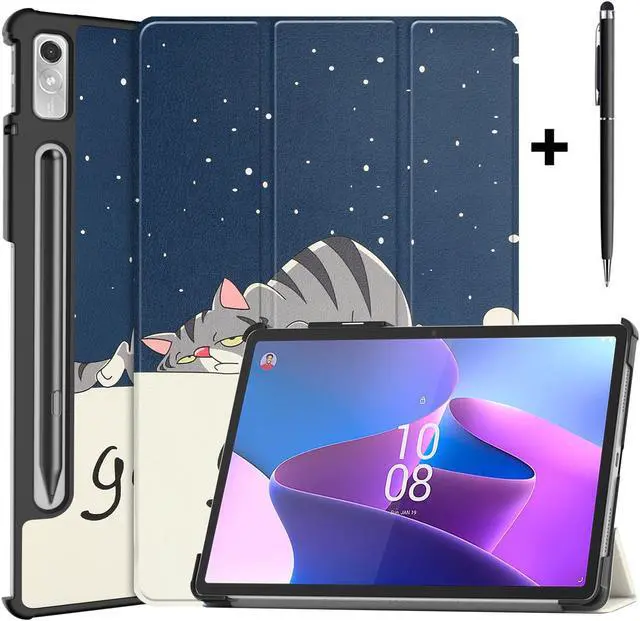 Main image of Case for Lenovo Tab P11 Pro 11.2 inch Gen 2 2022 / Lenovo Xiaoxin Pad Pro 2022 11.2 inch , Tri fold Slim Lightweight Hard Shell Smart Protective Cover with Multi-Angle Stand, Universal Stylus Pen