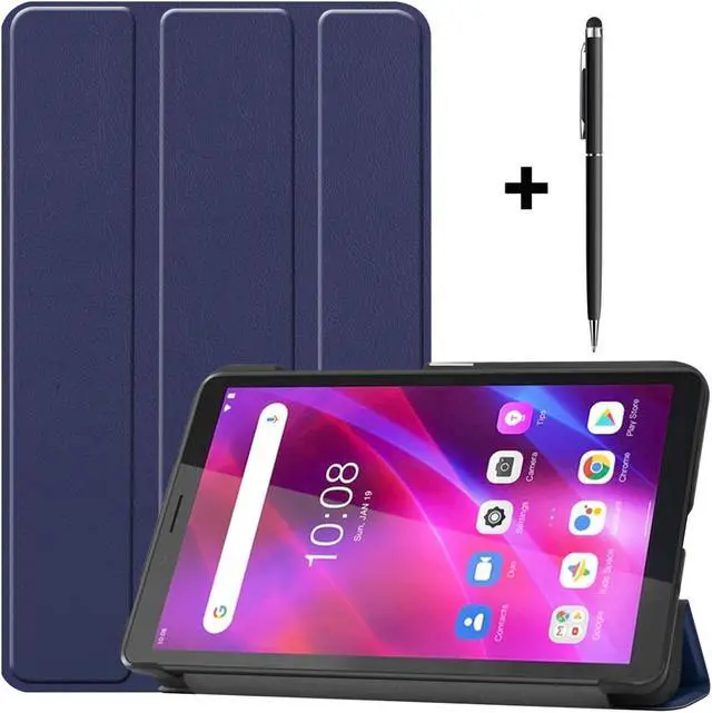 Main image of Case for Lenovo Tab M7 Gen 3 2021 / M7 Gen 2 2019, Slim Lightweight Stand Hard Shell Protective Cover for 7 inch Lenovo Tab M7 2nd Gen / 3rd Gen TB-7305F TB-7305L TB-7305X with Universal Stylus Pen