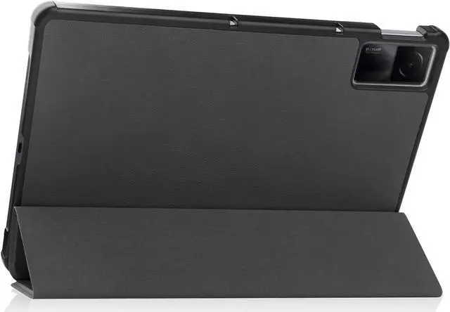 Alt view image 5 of 7 - Case for Xiaomi Redmi Pad 10.61 inch 2022, Tri fold Slim Auto Wake Lightweight Hard Shell Smart Protective Stand Cover with Universal Stylus Pen
