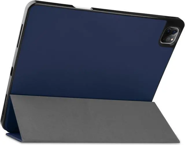 Alt view image 7 of 7 - iPad Pro 12.9 Inch Case 2022 2021 2020 2018 (6th 5th 4th 3th Gen) with Pencil Holder, Support 2nd Pencil Charging, Slim Tablet Stand Cover with Soft TPU Back, Auto Wake/Sleep with Universal Stylus Pen