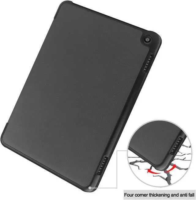 Alt view image 6 of 7 - Case for Amazon Fire HD 8 and Fire HD 8 Plus (12th Generation/10th Generation, 2022/2020 Release) 8" Tablet  - Ultra Lightweight Slim Shell Stand Cover Auto Wake/Sleep with Universal Stylus Pen