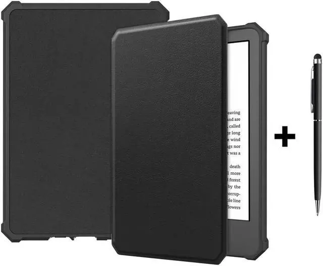 Main image of Case for All-New Kindle 11th Generation 2022 Release, Ultra Thin Lightweight Smart Protective Durable Premium PU Leather Cover with Auto Sleep Wake Function with Universal Stylus Pen