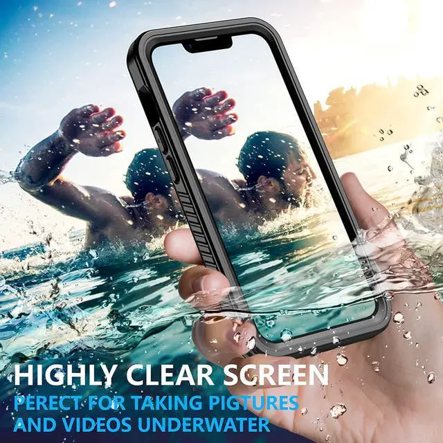 Alt view image 3 of 7 - for iPhone 14 Case Waterproof, with Built in Sensitive Screen Protector Shockproof 360 Full Body Heavy Duty Protective Daily-Use Phone Case for iPhone 14 5G 6.1 inch 2022