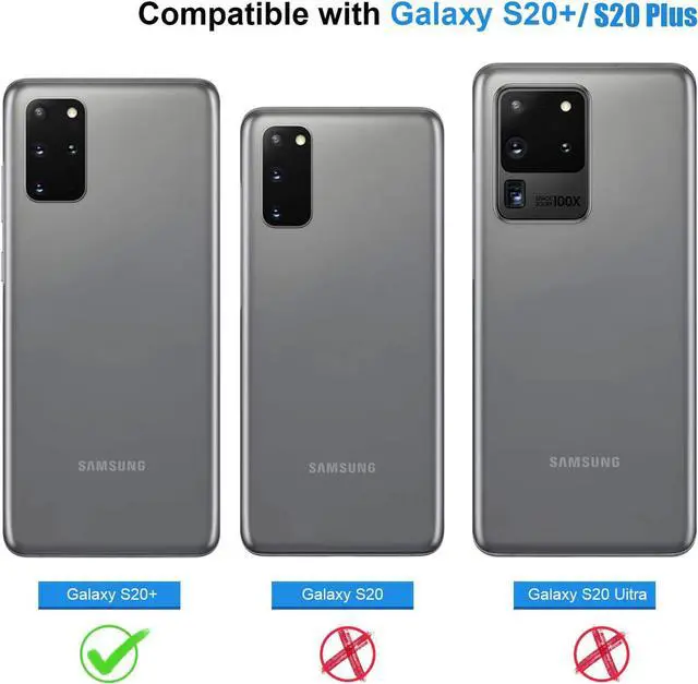 Alt view image 2 of 7 - For Samsung Galaxy S20+ Plus Case Waterproof, Shockproof Bumper Case with Built-in Screen Protector, Dustproof Anti-Scratch Anti-Stain Phone Cover for Samsung Galaxy S20 Plus 5G 6.7 inch