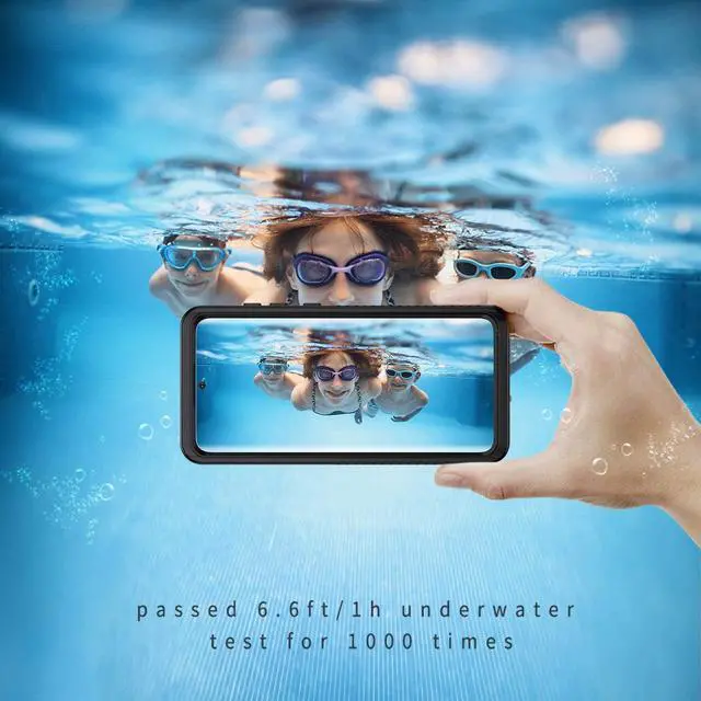 Alt view image 3 of 7 - For Samsung Galaxy S20 Case, IP68 Waterproof Dustproof Shockproof Case with Built-in Screen Protector, Heavy Duty Full Body Protective Cover for Galaxy S20 5G 6.2 inch
