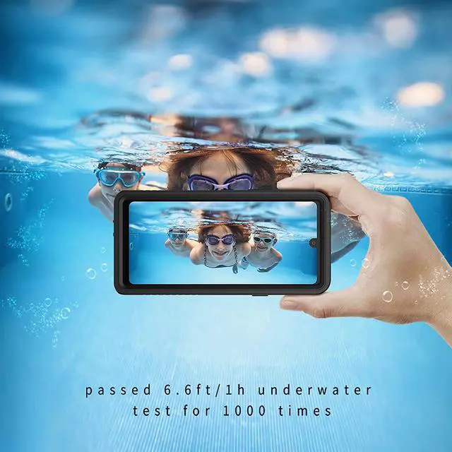 Alt view image 4 of 7 - For LG Stylo 6 Case, IP68 Waterproof Dustproof Shockproof Case with Built-in Screen Protector, Full Body Underwater Protective Clear Cover for LG Stylo 6