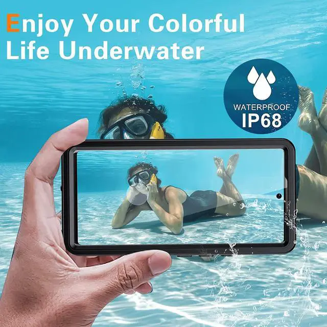 Alt view image 2 of 7 - Google Pixel 6A Waterproof Case, IP68 Waterproof Dustproof Shockproof Case Full Body Protection with Built-in Screen Protector Fully Sealed Underwater Clear Back Cover for Google Pixel 6A 5G