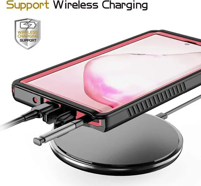 Alt view image 7 of 7 - Galaxy Note 10 Plus Case with Built-in Screen Protector & Camera Protector] [Full Body Waterproof] [Shockproof] [Dustproof] [Anti-Scratched] Clear Phone Cover for Galaxy Note 10 Plus 5G 6.8 inch