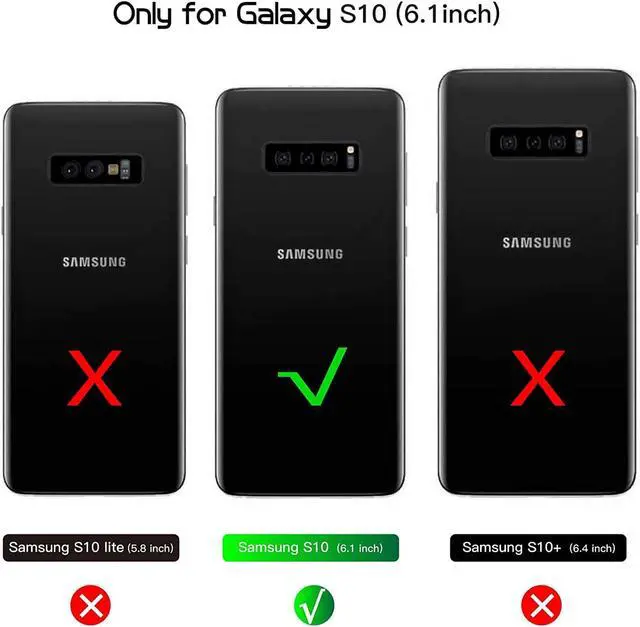 Alt view image 2 of 7 - For Samsung Galaxy S10 4G Case, S10 Waterproof Case with Built-in Screen Protector, Full Body Protective Heavy Duty Shockproof IP68 Waterproof Clear Case for Samsung Galaxy S10 4G 6.1 inch