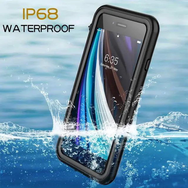 Alt view image 4 of 7 - iPhone SE 2022/ SE 2020 / iPhone 7 / 8 Case Waterproof, Shockproof Full Body with Built-in Screen Protector Anti-Scratch Dustproof Underwater Protective Cover for iPhone 7/8/SE 2020/SE 2022 4.7 inch