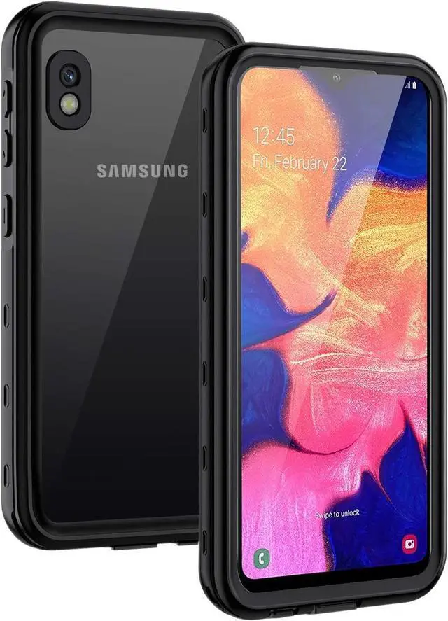 Main image of Samsung Galaxy A10E Case, IP68 Waterproof Dustproof Shockproof Case with Built-in Screen Protector, Full Body Sealed Underwater Protective Cover for Galaxy A10e