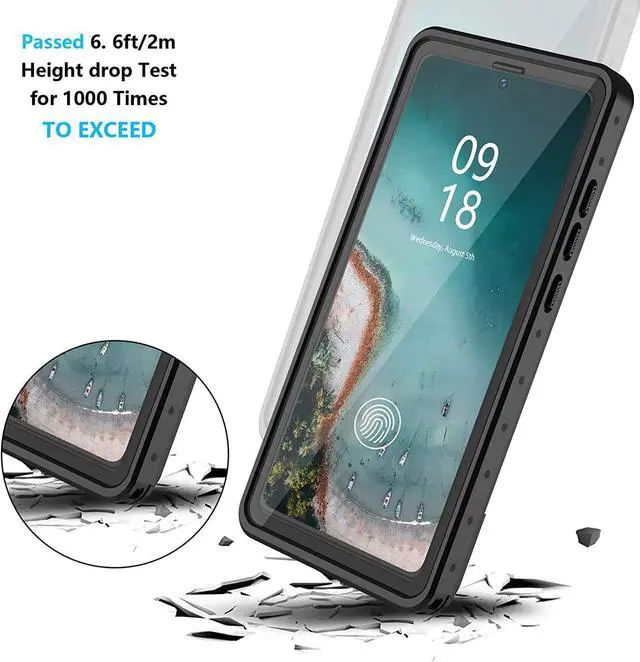 Alt view image 3 of 7 - For Samsung Galaxy Note 20 Case Waterproof, Built in Screen Protector 360° Full Body Heavy Duty Protective Shockproof IP68 Underwater Case for Samsung Galaxy Note 20 6.7 inch