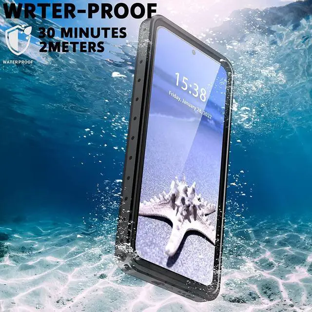 Alt view image 2 of 7 - Compatible with Samsung Galaxy S21+ Plus Case with Screen Protector,IP68 Waterproof Shockproof Full Body Heavy Duty Protective Cover for Galaxy S21+ / S21 Plus 5G 6.7 inches